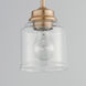 Acadia 1 Light 5 inch Heritage Single Pendant Ceiling Light