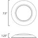 Diverse LED 7.5 inch Bronze Flush Mount Ceiling Light