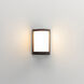 Barrel LED 7.25 inch Black Outdoor Wall Mount