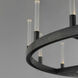 Ovation LED 47 inch Black Chandelier Ceiling Light