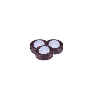 CounterMax MX-LD-AC 120 LED 3 inch Anodized Bronze Under Cabinet Disc