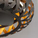 Weave 22 inch Bronze Gilt and Gold Fandelight