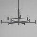 Emana 9 Light 33.5 inch Black Chandelier Ceiling Light