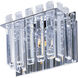 Facets 1 Light 7.5 inch Polished Chrome Bath Vanity Wall Light