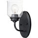 Acadia 1 Light 5 inch Black Wall Sconce Wall Light