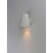 Mini LED 6 inch White Outdoor Wall Mount