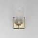 Rigata 1 Light 5 inch Satin Champagne Bath Vanity Wall Light