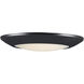 Diverse LED 9.25 inch Black Flush Mount Ceiling Light