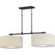 Bongo 2 Light 42 inch Oil Rubbed Bronze Linear Pendant Ceiling Light