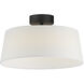 Paramount LED 16 inch Black Flush Mount Ceiling Light