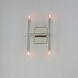 Rome 4 Light 10 inch Satin Nickel ADA Wall Sconce Wall Light