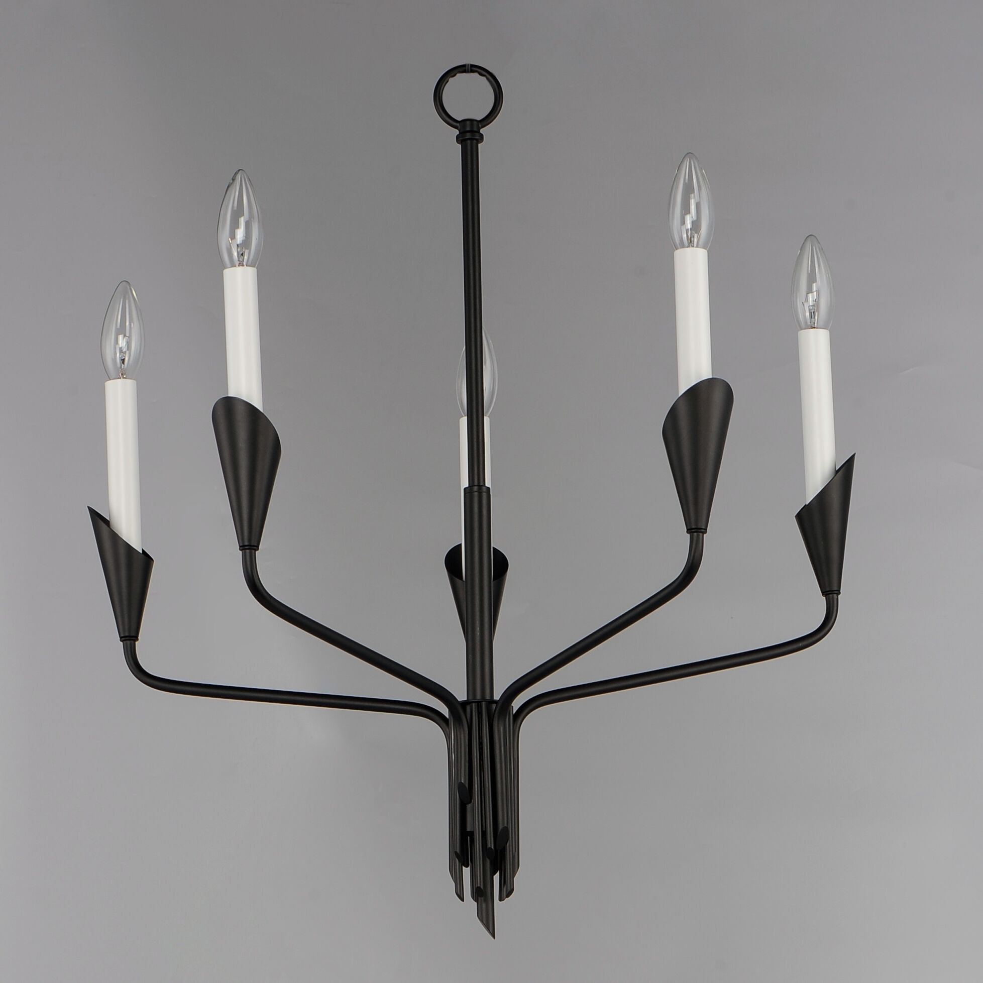 Calyx 5 Light 22 inch Black Chandelier Ceiling Light