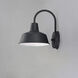 Pier M 1 Light 10.75 inch Black Outdoor Wall Mount