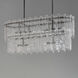 Warren 8 Light 42 inch Dark Bronze Linear Pendant Ceiling Light