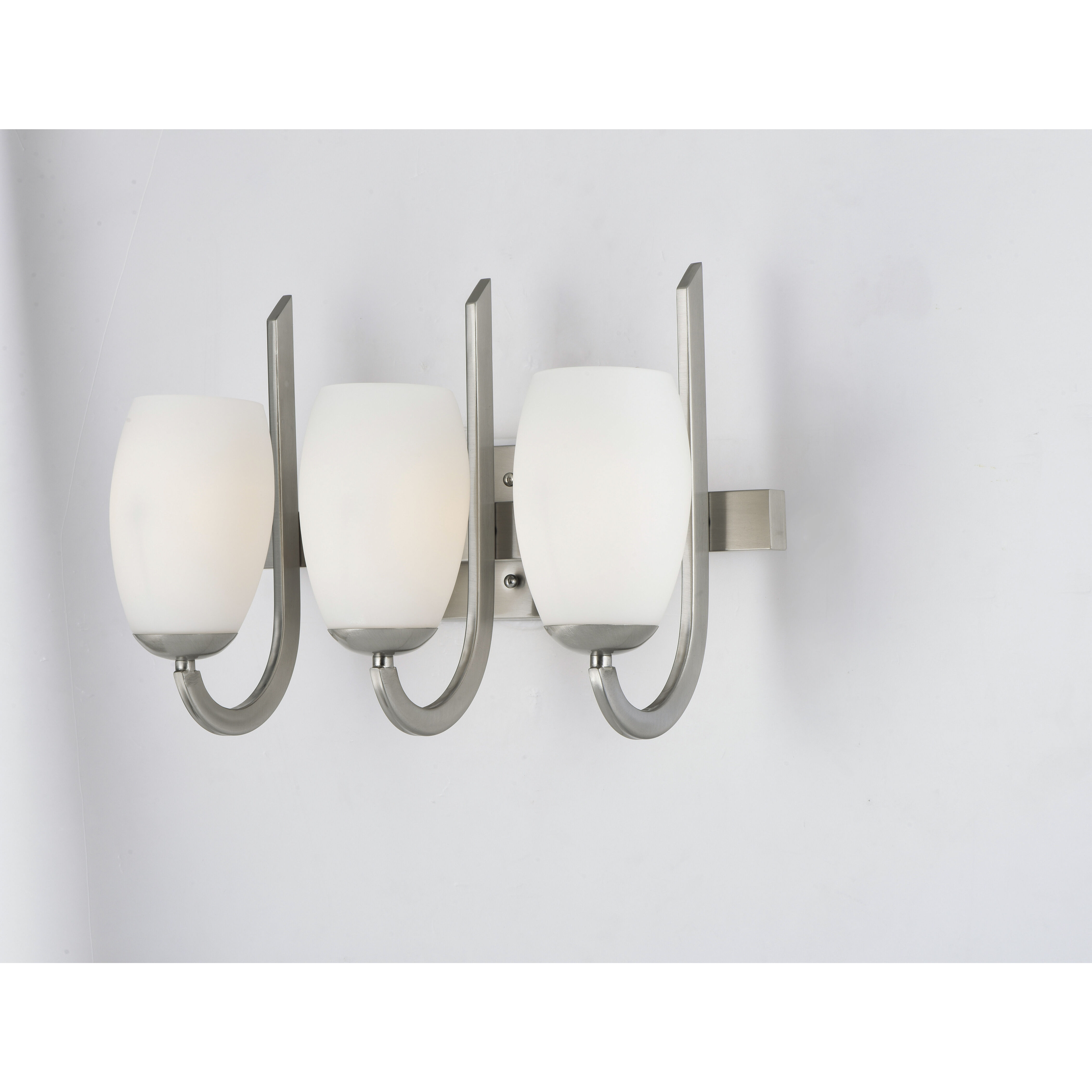 Taylor 3 Light 18 inch Satin Nickel Bath Vanity Wall Light