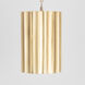 Allegra 1 Light 12 inch Weathered Brass Single Pendant Ceiling Light