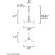 Lyndon 3 Light 20 inch Bronze and Antique Brass Chandelier Ceiling Light