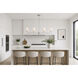 Bristol 4 Light 48 inch Satin Nickel Linear Pendant Ceiling Light