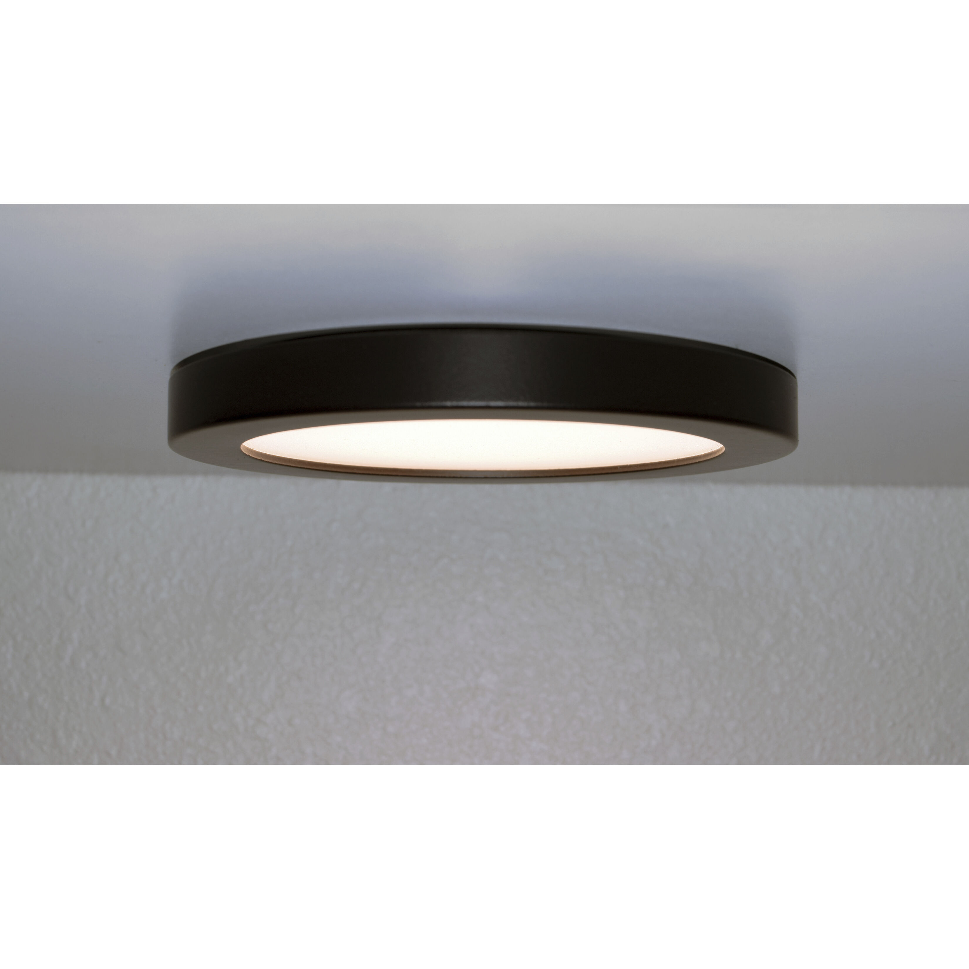 Wafer LED LED 10 inch Bronze Flush Mount Ceiling Light