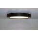Wafer LED LED 10 inch Bronze Flush Mount Ceiling Light