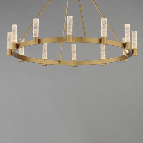 Duchess LED 44 inch Natural Aged Brass Chandelier Ceiling Light