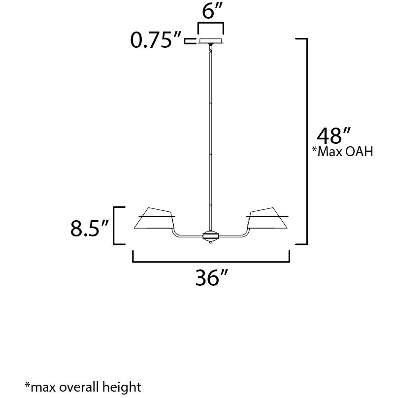 Lucas 5 Light 36 inch Natural Aged Brass Chandelier Ceiling Light