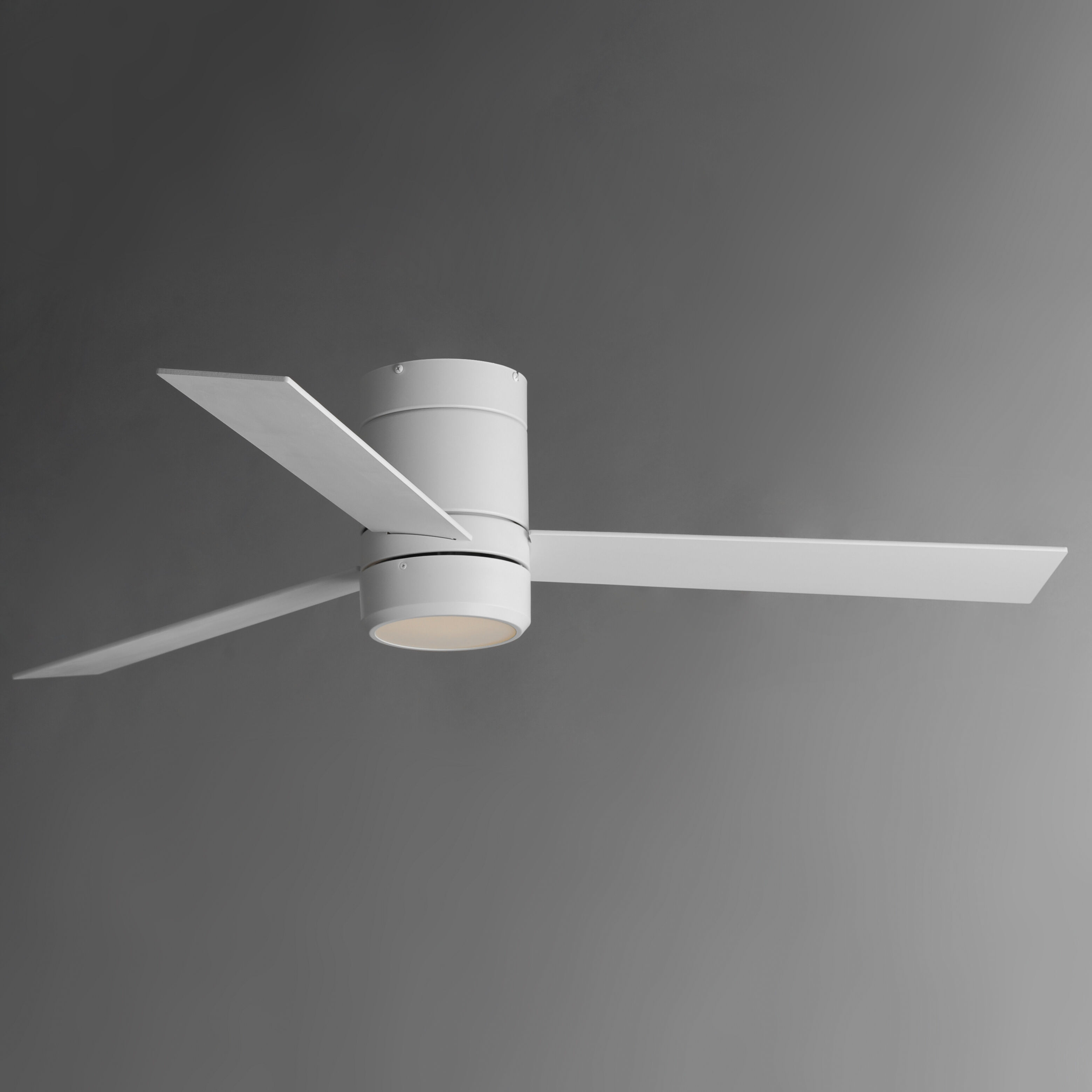 Tanker LED Matte White Ceiling Fan Light Kit, Outdoor Ceiling Fan