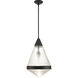 Hargreaves 1 Light 13.5 inch Black Single Pendant Ceiling Light