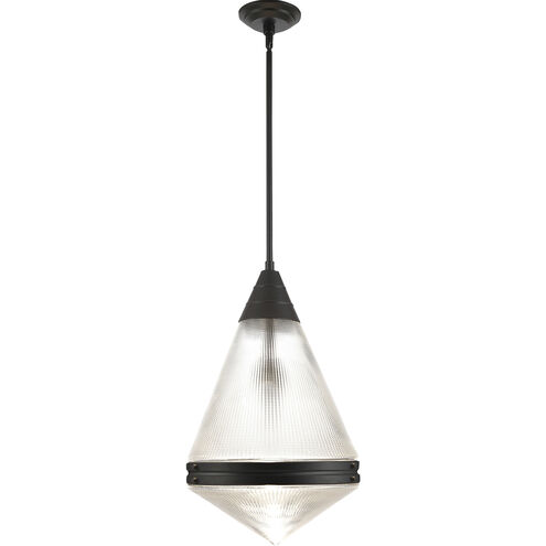 Hargreaves 1 Light 13.5 inch Black Single Pendant Ceiling Light