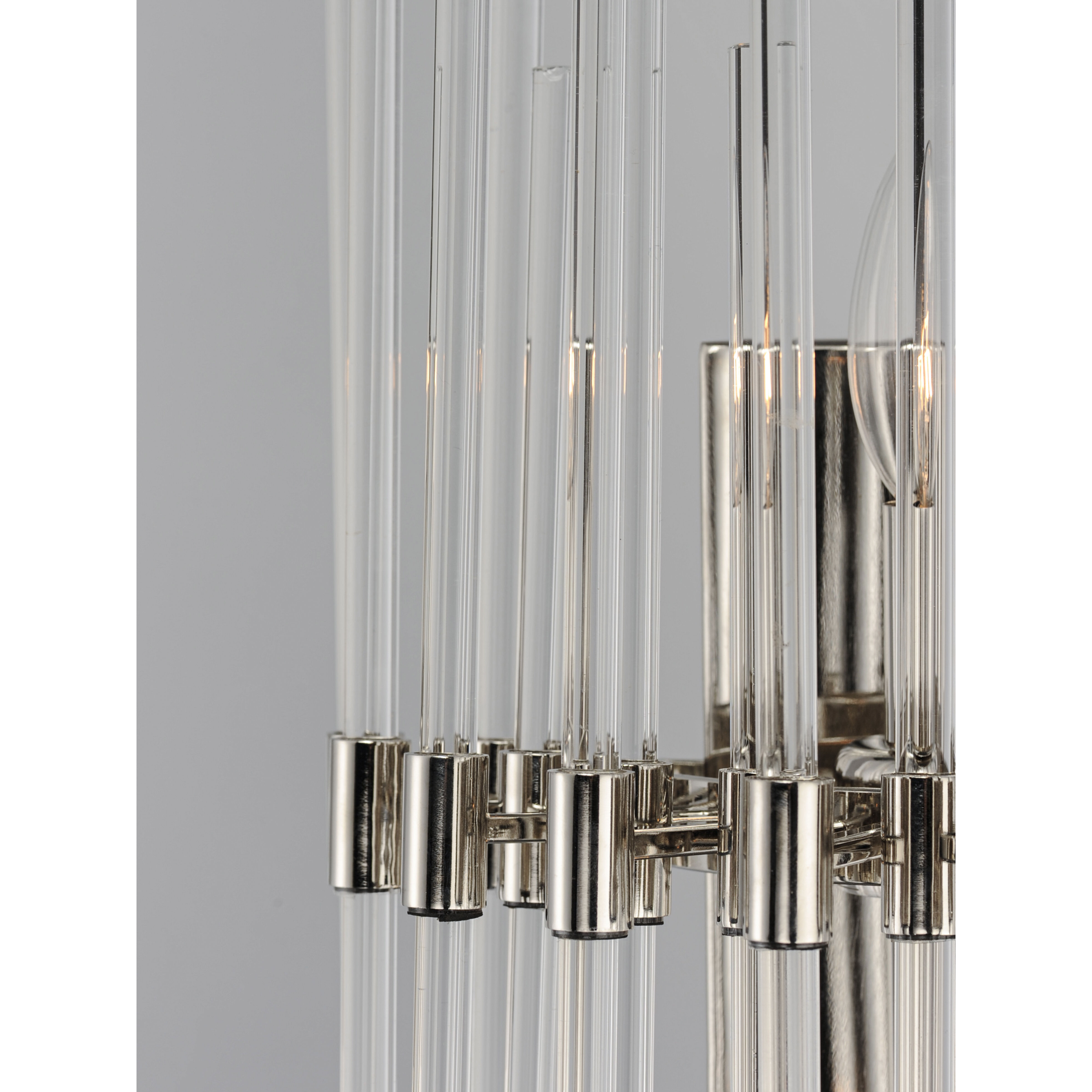 Polished nickel deals wall sconce