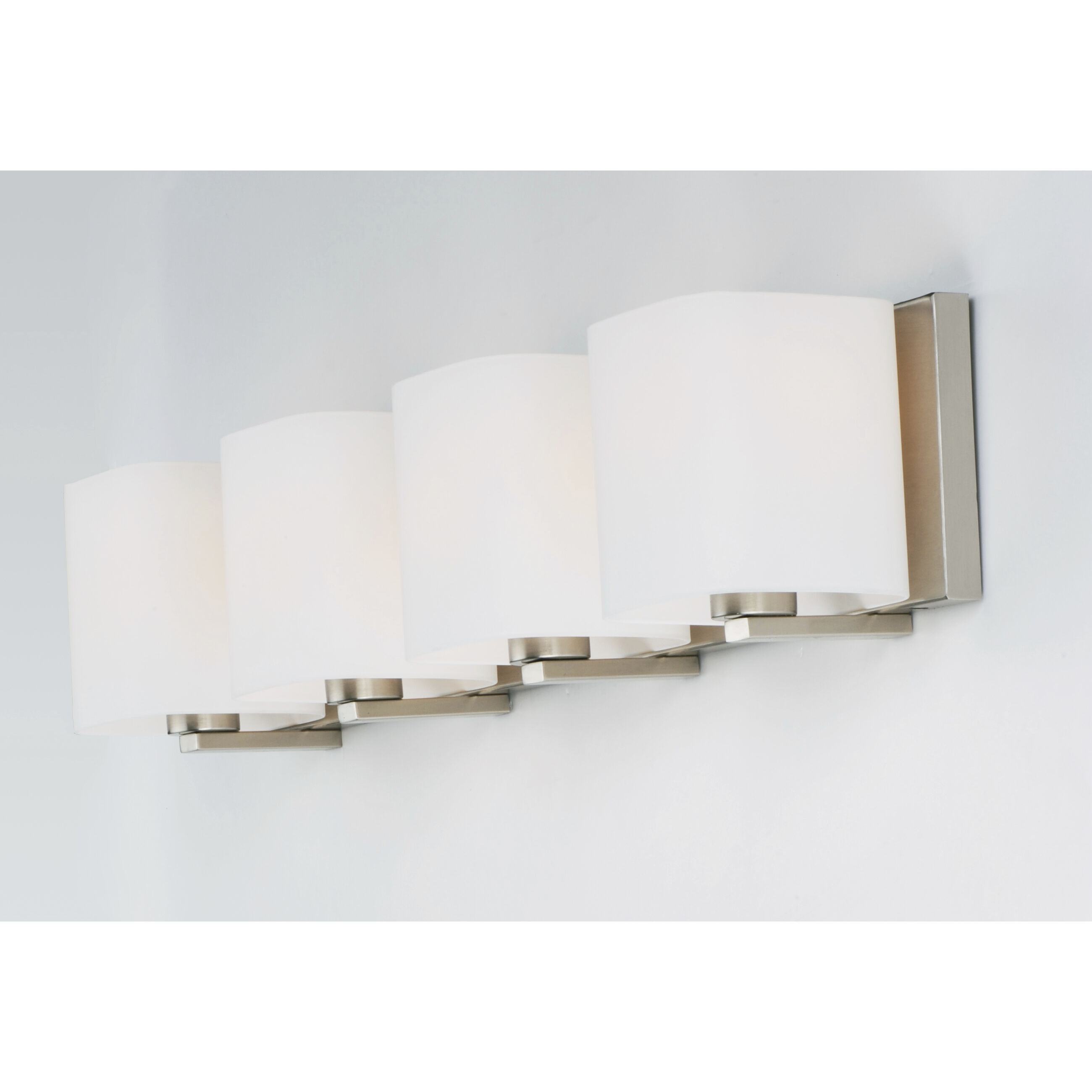 Wrap 4 Light 26 inch Satin Nickel Bath Vanity Wall Light