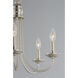 Logan 5 Light 21 inch Satin Nickel Multi-Light Pendant Ceiling Light