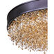 Mystic LED 30 inch Bronze Single Pendant Ceiling Light in Scotch Crystal