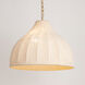 Hearthveil 1 Light 24 inch Natural Aged Brass Single Pendant Ceiling Light
