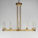 Ovation LED 31.5 inch Gold Chandelier Ceiling Light