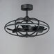 Corona 22 inch Black Fandelight