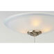San Gabriel 3 Light Incandescent Satin Nickel Ceiling Fan Light Kit