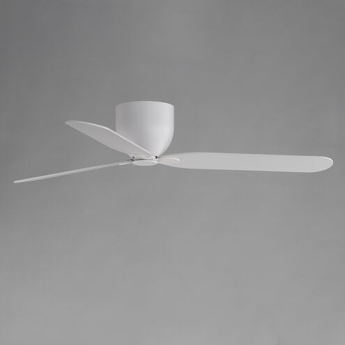 Lowell 52 inch Matte White Indoor Ceiling Fan, Outdoor Ceiling Fan