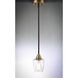Goblet 1 Light 5 inch Bronze/Antique Brass Mini Pendant Ceiling Light in Bronze and Antique Brass, Bulb Not Included