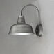 Pier M 1 Light 13 inch Weathered Zinc Outdoor Wall Mount