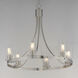 Livingston 6 Light 30 inch Satin Nickel Chandelier Ceiling Light