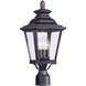 Knoxville 3 Light 19.5 inch Bronze Outdoor Pole/Post Mount