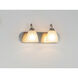 Axis 2 Light 18 inch Satin Nickel Bath Vanity Wall Light