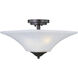 Aurora 2 Light 13 inch Oil Rubbed Bronze Semi-Flush Mount Ceiling Light