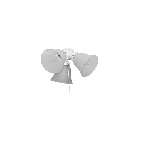 Basic-Max 3 Light Incandescent Matte White Ceiling Fan Light Kit