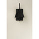Shoreline 1 Light 14.5 inch Black Outdoor Wall Mount