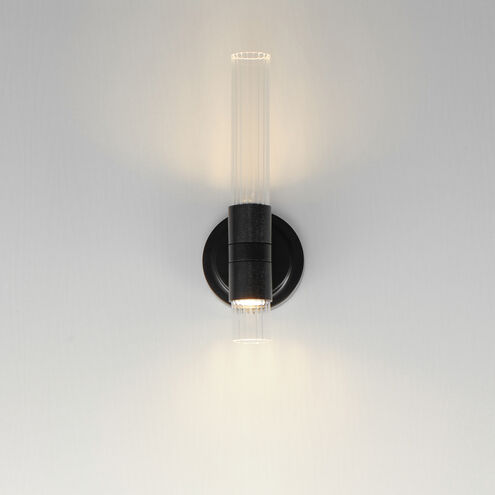 Ovation LED 4 inch Black Wall Sconce Wall Light