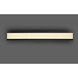 Visor LED 36 inch Black Bath Vanity Wall Light