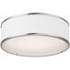 Prime LED 16 inch Satin Nickel Flush Mount Ceiling Light