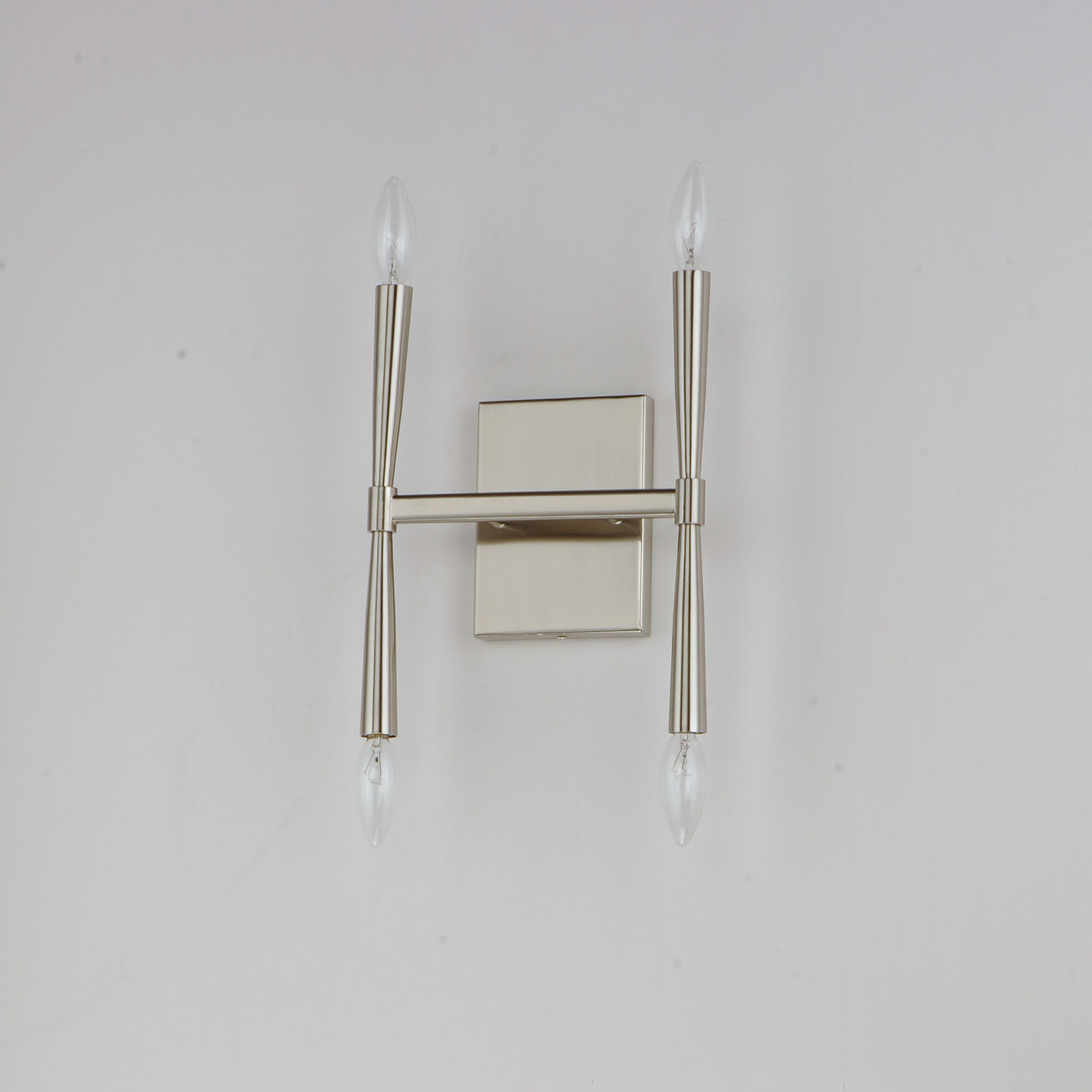 Rome Wall Sconce Wall Light in Satin Nickel